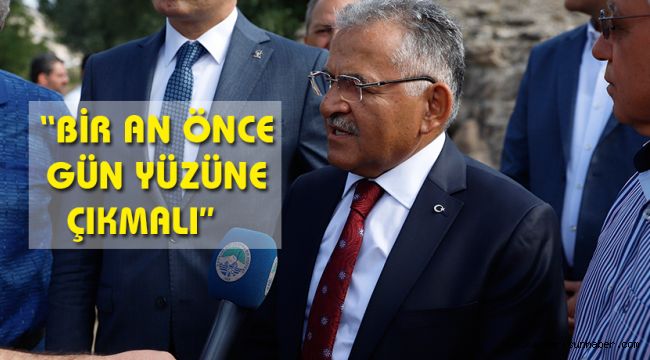 Başkan Büyükkılıç Keykubadiye Sarayı’nda İncelemelerde Bulundu