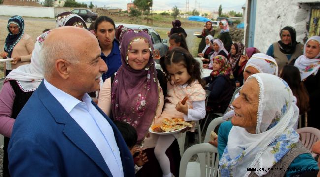 Milletvekili Tamer’den Çömlekçi Mahallesine Ebe Sözü