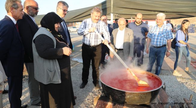 Melikgazi'de 'Salça Günleri' Başlıyor