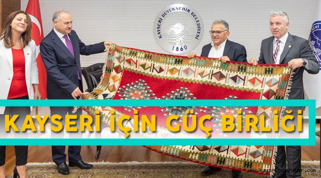 TBMM Başkan Vekili Levent Gök, Başkan Büyükkılıç’ı Ziyaret Etti