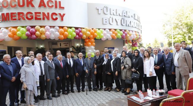 Başkan Büyükkılıç ERÜ Çocuk Acil servisi Açılışına Katıldı