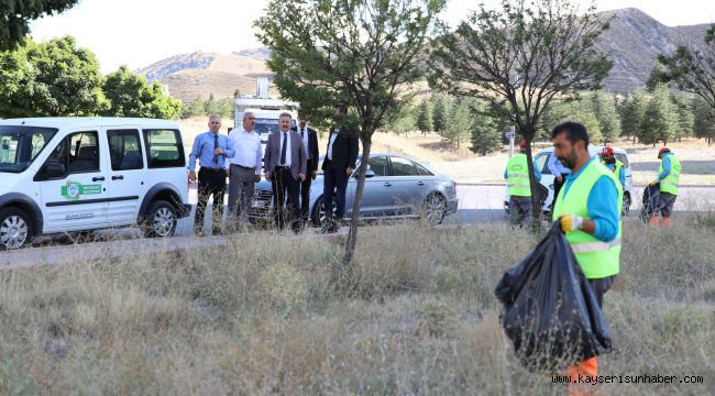 Melikgazi'de Sonbahar Temizliği Başladı 