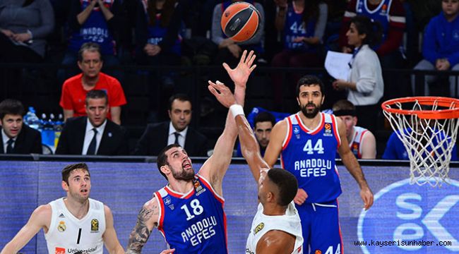 Anadolu Efes, Real Madrid’i ezdi geçti