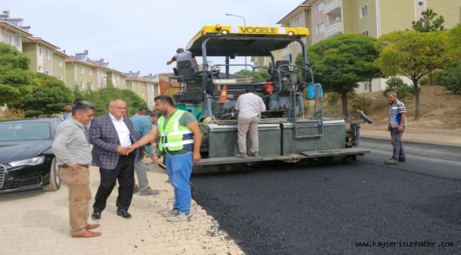 Yahyalı’da Asfaltlama Çalışmaları 