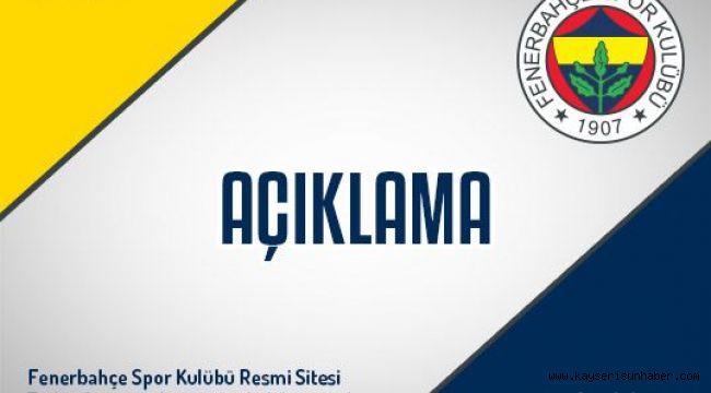 Fenerbahçe'den 