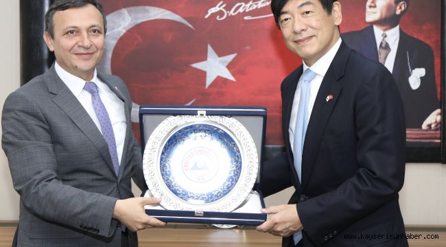 Japonya’nın Ankara Büyükelçisi Miyajiami, Erciyes Üniversitesi’nde