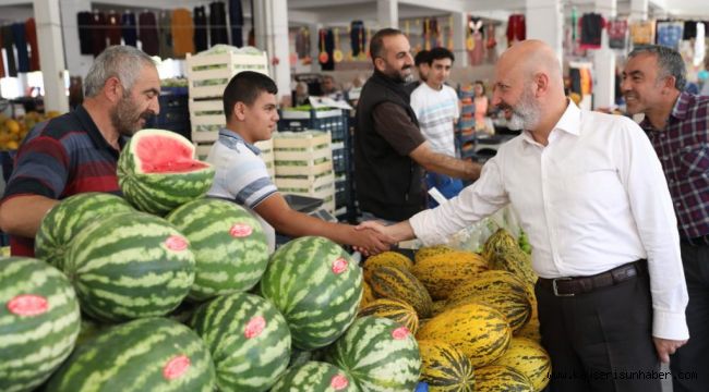 Kocasinan Belediyesi’nden Erkilet’e Yeni Pazar Yeri