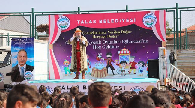 Talas Belediyesi’nden çocuklara eğlenceli etkinlik