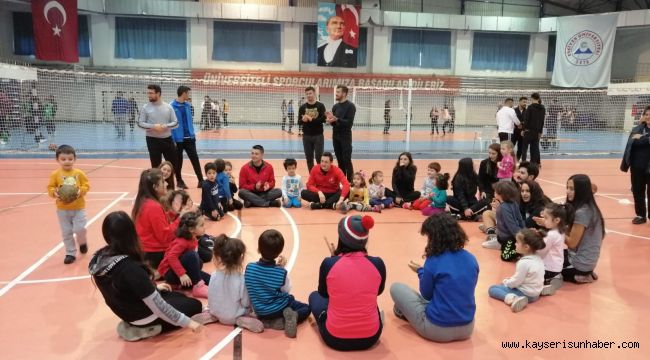 ERÜ Spor Bilimleri 55 öğrenciyi misafir etti