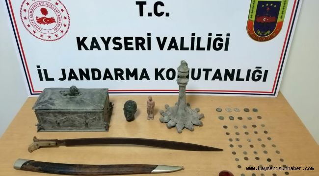 Jandarmadan Tarihi Eser Kılıç Operasyonu