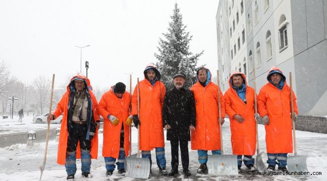 Kocasinan Belediyesi, Kar Yağışı İçin Teyakkuzda