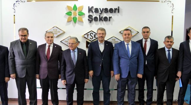 Başkan Büyükkılıç Kayseri Şeker'de