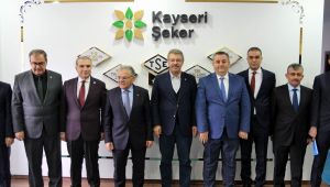 Başkan Büyükkılıç Kayseri Şeker'de