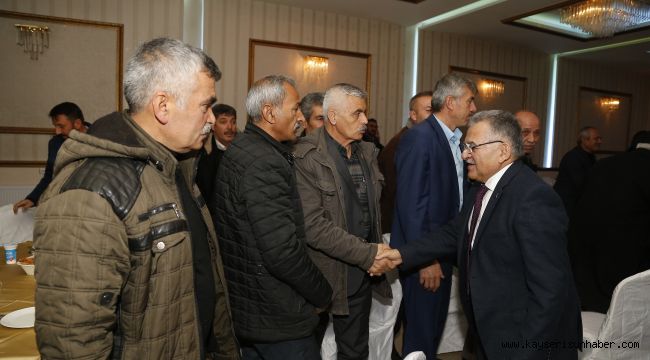 Başkan Büyükkılıç Tomarza’da