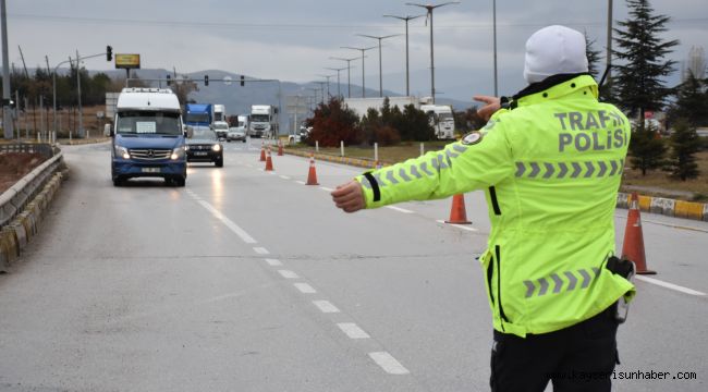 Kayseri'de Sıkı Trafik Denetimi