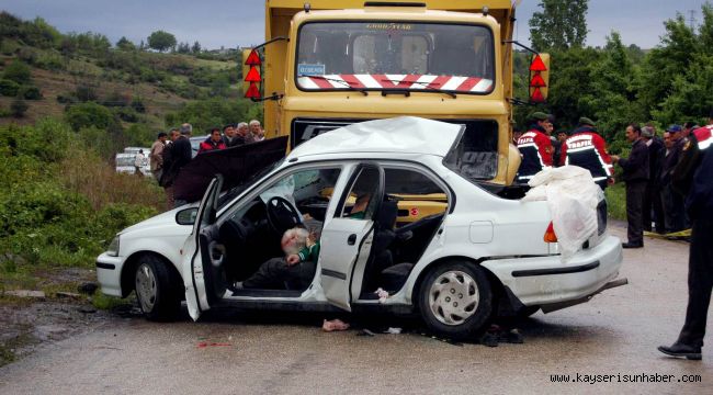 Kayseri’de son 1 ayda meydana gelen 525 kazada 354 kişi yaralandı