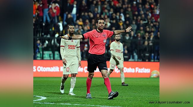 Kayserispor-Antalyaspor maçını Koray Gençerler yönetecek