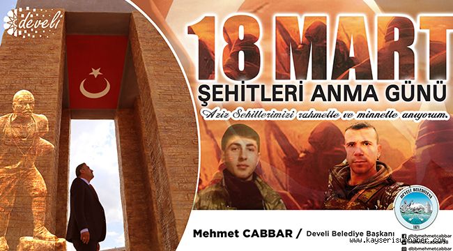 Başkan Cabbar: “Çanakkale’de savaşanların torunları bugün ülkemizi hala koruyor”