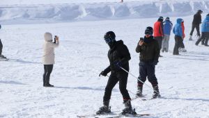 Erciyes’te kar kalınlığı 90 santimetreye ulaştı