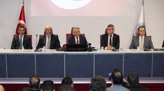 Kayseri Büyükşehir Belediyesi'nden ortak İdlib bildirisi