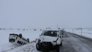 Kayseri'de trafik kazası: 4 yaralı