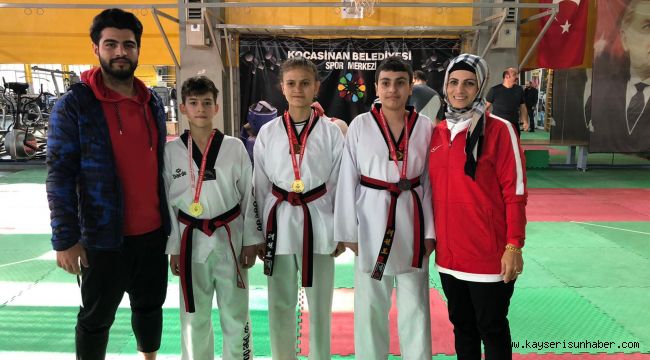 Melikgazi Taekwondosunun Yıldızı Parlıyor