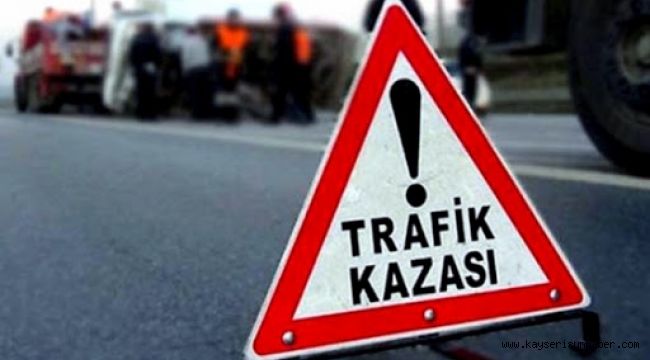 Kayseri’de trafik kazası: 2 yaralı