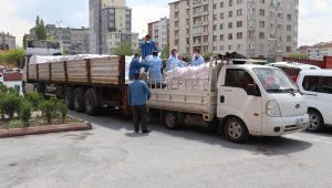 Öğretmenlerin bağışlarıyla ihtiyaç sahiplerine 9 bin torba un