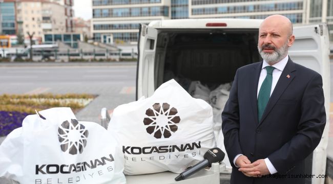 Kocasinan Belediyesi'nden ihtiyaç sahiplerine gıda yardımı