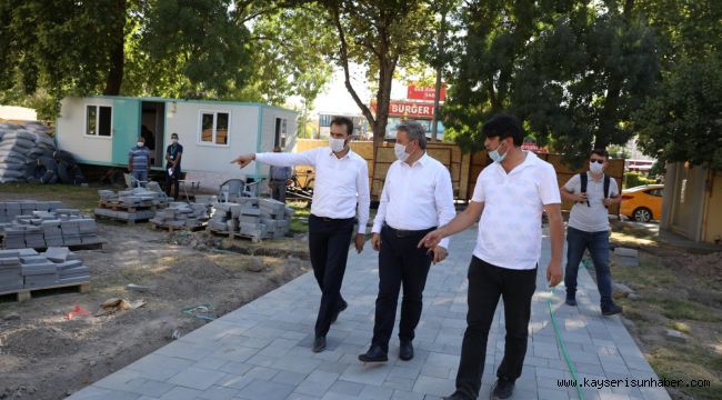 Alparslan Parkı yeni yüzüyle yakında hizmete geçecek