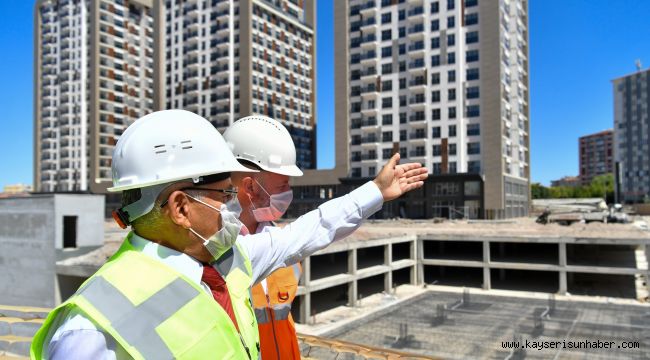 Başkan Büyükkılıç Sahabiye’de temel attı, yeşil alan müjdesi verdi