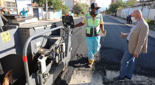 Başkan Çolakbayrakdar: Asfaltlamadık cadde ve sokak kalmayacak"