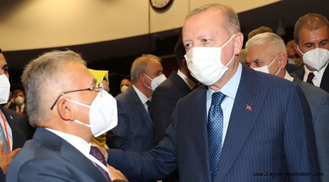 Büyükkılıç: Cumhurbaşkanımıza hemşehrilerimizin selamını ilettim