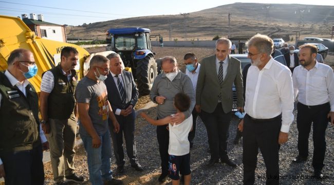 Eski Bakanlar Akdağ ve Yıldız'dan küçükbaş hayvancılık işletmelerine ziyaret