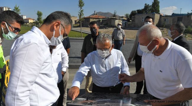 Eşref Bitlis Bulvarı'ndan Talas'a kesintisiz ulaşım sağlayacak alt geçit çalışması başladı