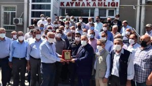 Kaymakam Duru, mahalle muhtarları ile vedalaştı