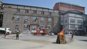 Kayseri Şeker'de acil durum ve yangın tatbikatı