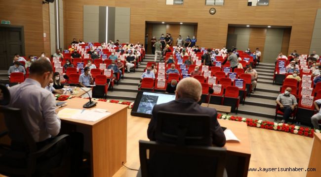 Melikgazi'de 22 arsanın 16'sı satıldı 6 tanesi pazarlığa kaldı