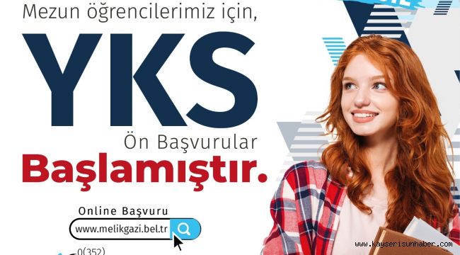 Melikgazi'de YKS hazırlık kursu kayıtları başladı