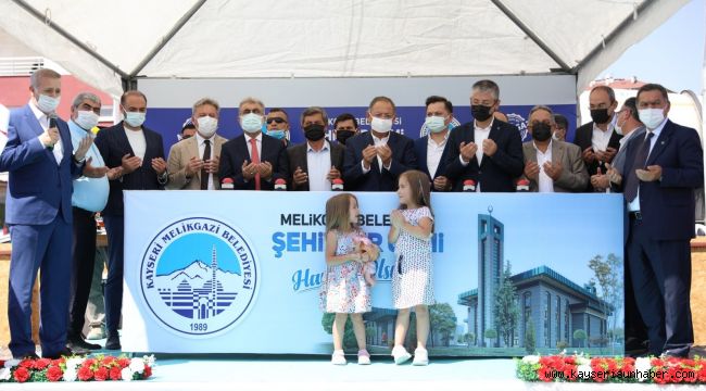 Şehitler Cami'nin temeli Melikgazi'de atıldı