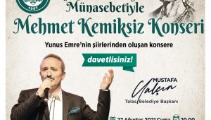 Talas'ta Mehmet Kemiksiz konseri