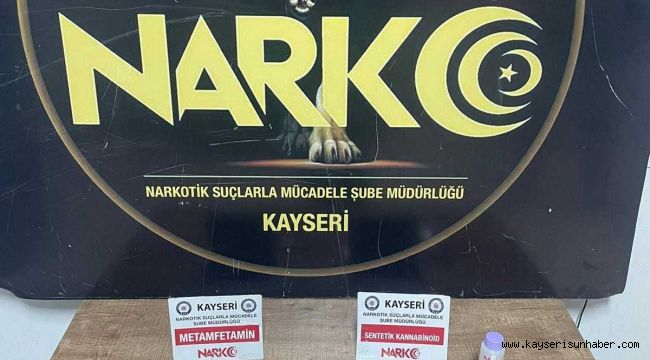 Kayseri'de uyuşturucu madde ticareti yapan 1 şüpheli yakalandı