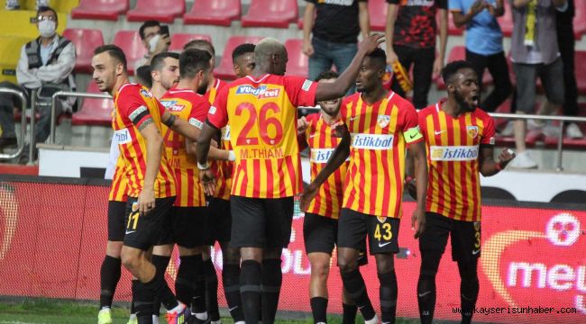 Kayserispor 8. sırada yeraldı