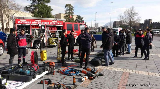 Kayseri'de afet farkındalığı artırılıyor