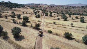 Başakpınar'a 10 kilometrelik yeni tarım yolu