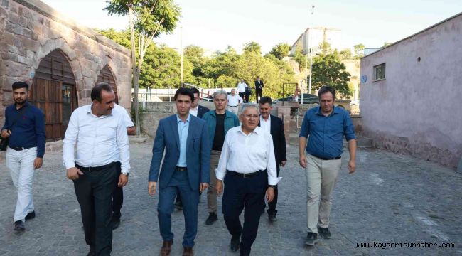 Başkan Büyükkılıç, medeniyetler şehri Kayseri'nin tarihine sahip çıkıyor