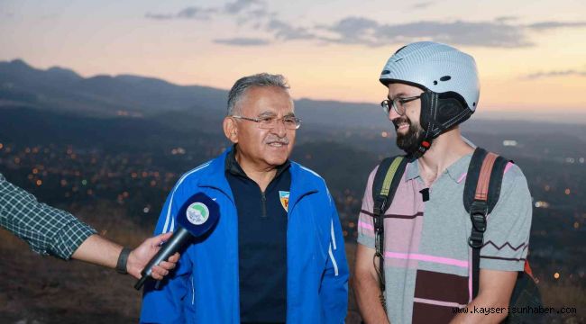 Başkan Büyükkılıç: "Ali Dağı, dünyada en önemli yamaç paraşüt merkezlerinden birisi"