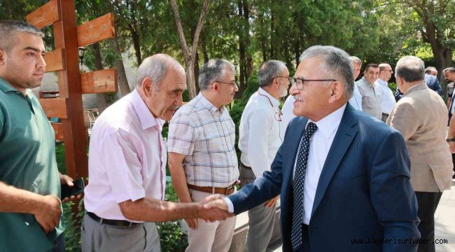 Başkan Büyükkılıç'tan Talas'ın muhtarlarıyla istişare toplantısı