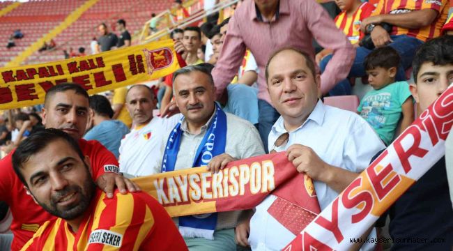 Giresunspor maçında Develi'den Yukatel Kayserispor'a tam destek