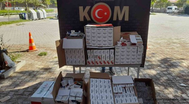 Kayseri'de 35 kilo kaçak tütün ele geçirildi